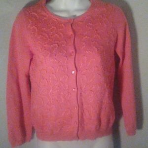 Anthropologie Odille Ribbon Cardigan Sweater